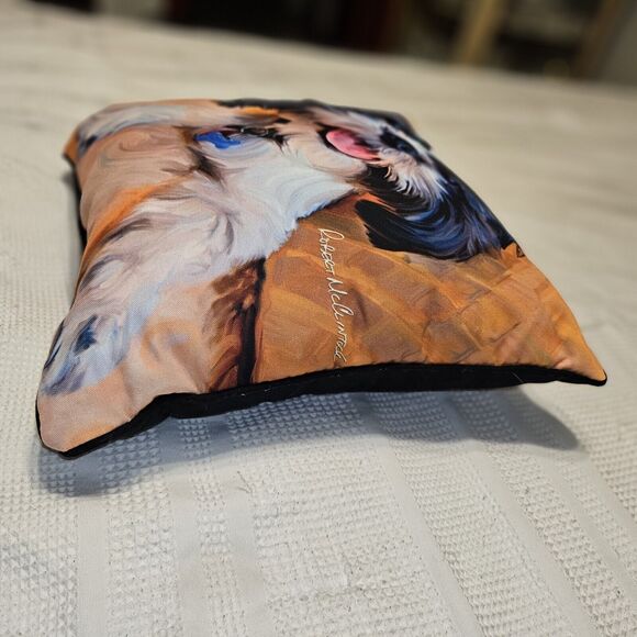 Robert McClintock Shih Tzu Baby Throw Pillow Dog Lover Gift 18" Vibrant Color - Picture 4 of 10